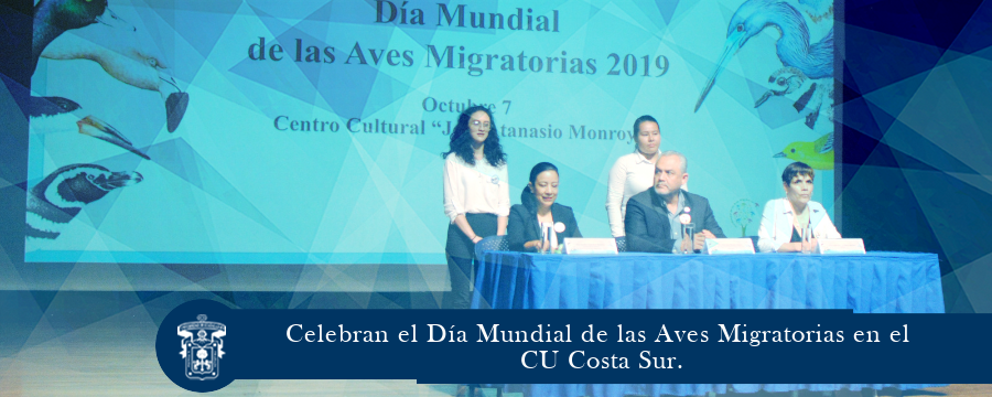 Celebran el Día Mundial de las Aves Migratorias en el CU Costa Sur