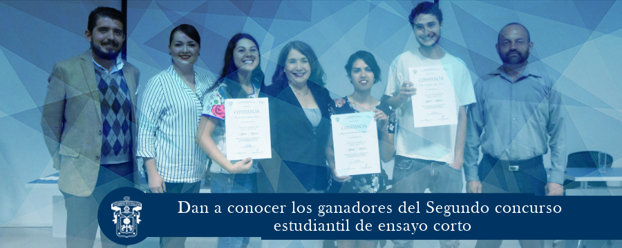 Ganadores del Concurso Estudiantil Ensayo Corto CUCSUR