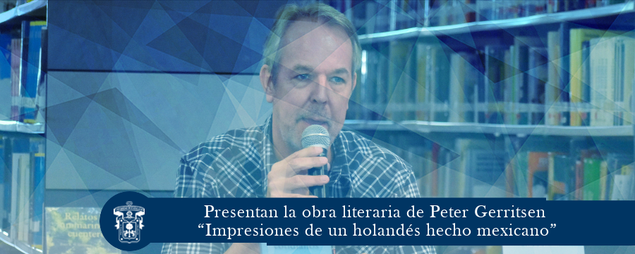 Presentan la obra literaria de Peter Gerritsen