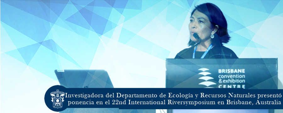 nvestigadora del DERN presentó ponencia en el 22nd International Riversymposium