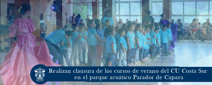 Clausuran los cursos de verano del CUCSur en el parque acuático Parador de Capaya