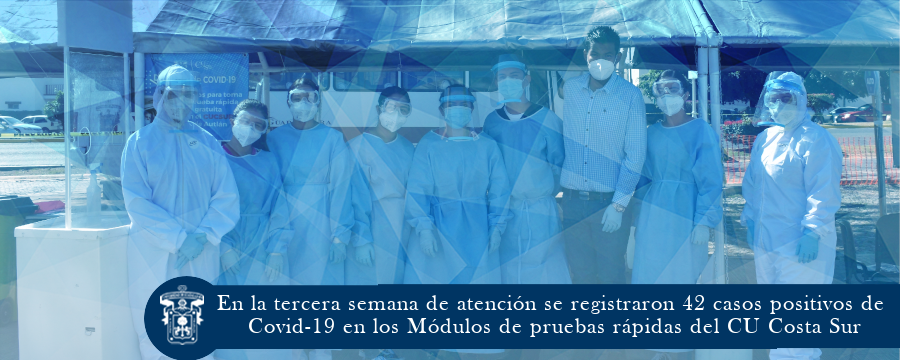 En la tercera semana se registraron 42 casos positivos de Covid-19 