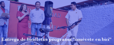 Entrega de bicicletas programa "muévete en bici"