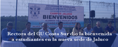 Banner: Bienvenida en sede Jaluco