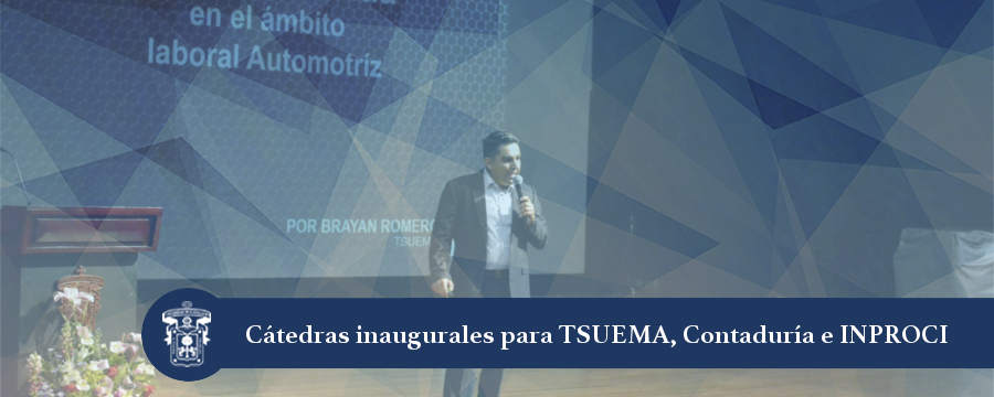 Banner: Cátedras TSUEMA, Contaduría e INPROCI