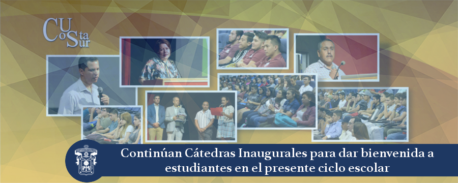 Banner: Cátedras inaugurales