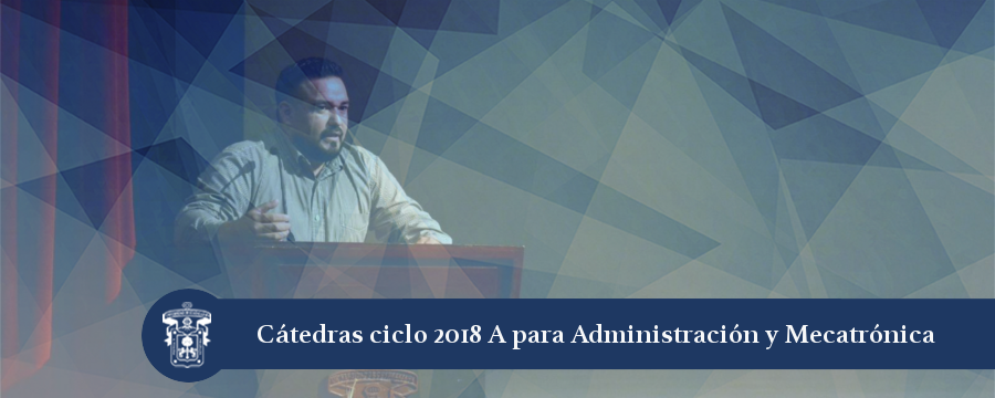 Banner: Cátedras Administración y Mecatrónica