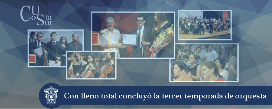 Banner: Concierto de clausura 3er temporada orquesta sinfónica