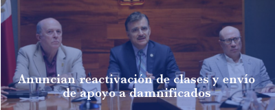 Banner: Reanudación de clases