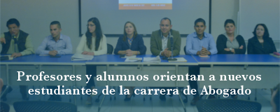 Banner: Cátedras inaugurales Derecho