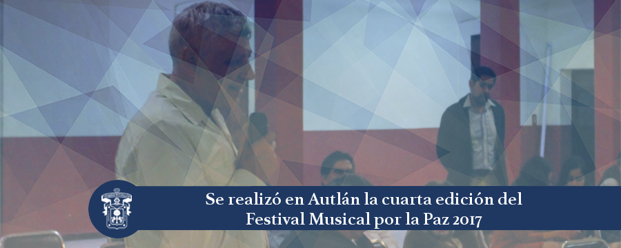 Banner: festival musical por la Paz