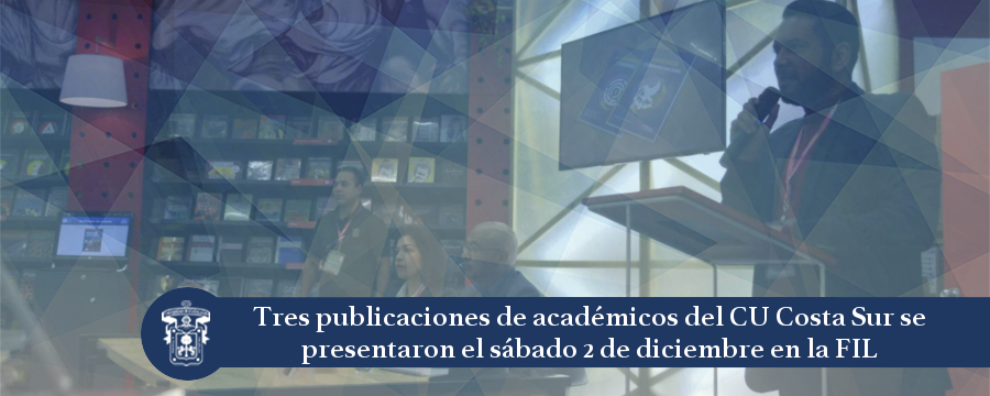 Banner: Presentación tres libros