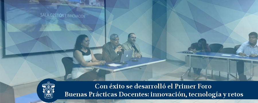 Banner: Primer foro prácticas docentes