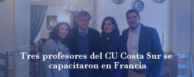 Banner: Profesores de capacitan en Francia