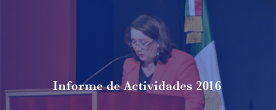 Banner: Informe de Actividades 2016