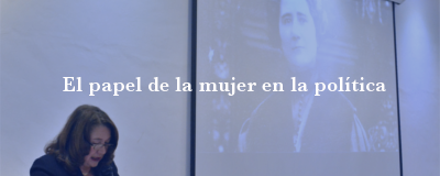 Banner: El papel de la mujer en la política