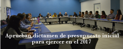 Nota: Presupuesto inicial para ejercer en 2017