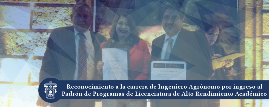 Banner: Reconocimiento agronomía