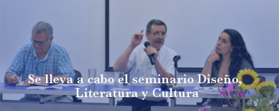 Banner: Seminario Diseño, Literatura y Cultura