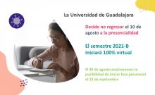 Anuncia UdeG regreso a clases cien por ciento virtual