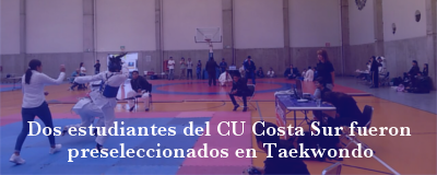 Nota: Estudiantes preseleccionados en Taekwondo