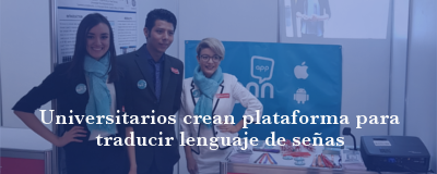 Banner: Traductor de señas